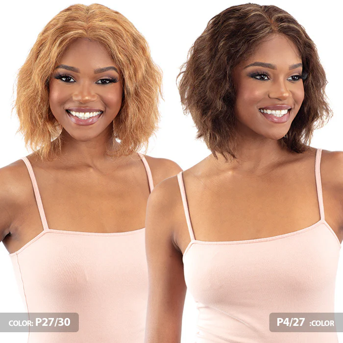 Shake N Go Golden 100% Human Hair Glueless 5" Deep HD Lace Front Wig - HAVEN - Image 2