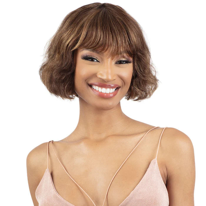 Shake N Go Golden Premium Full Wig CYNTHIA - 100% HUMAN HAIR WIG - Image 3