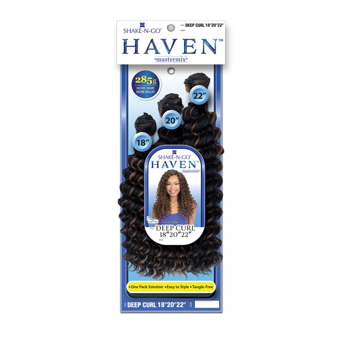 Shake N Go Haven Weave - DEEP CURL 18"/20"/22" (Multi Pack) - Image 3