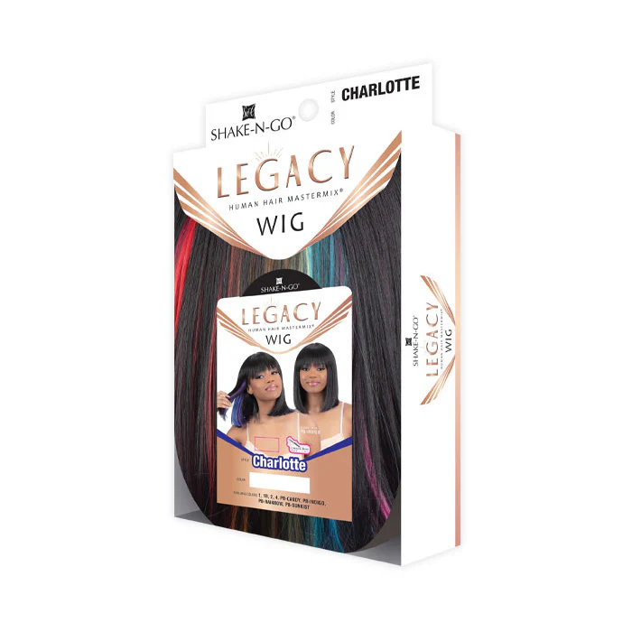 Shake N Go Legacy Human Hair Blend Full Wig - CHARLOTTE - Image 5