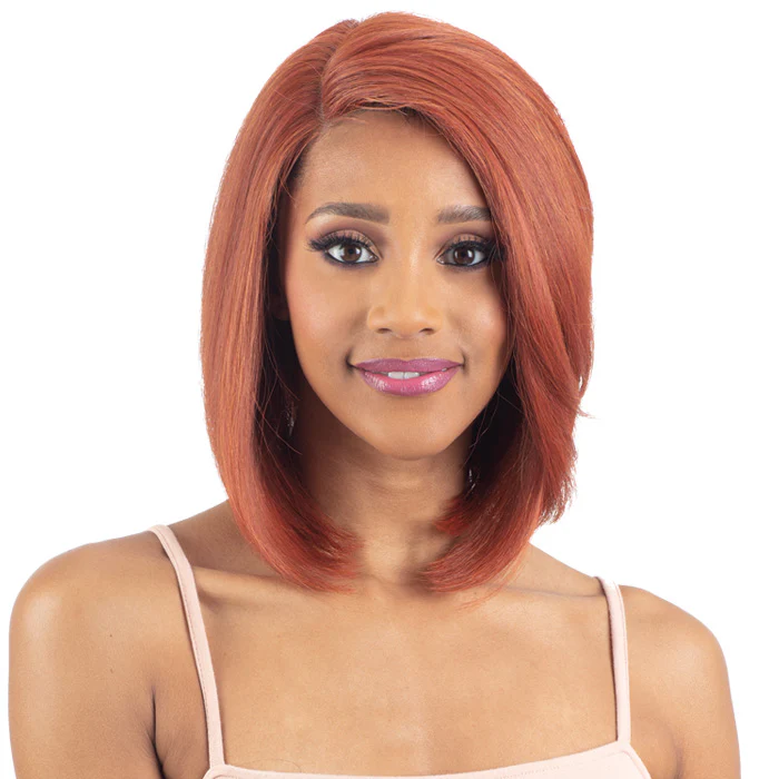 Shake N Go Legacy Human Hair Blend HD Deep Lace Parting Front Wig - FELICITY