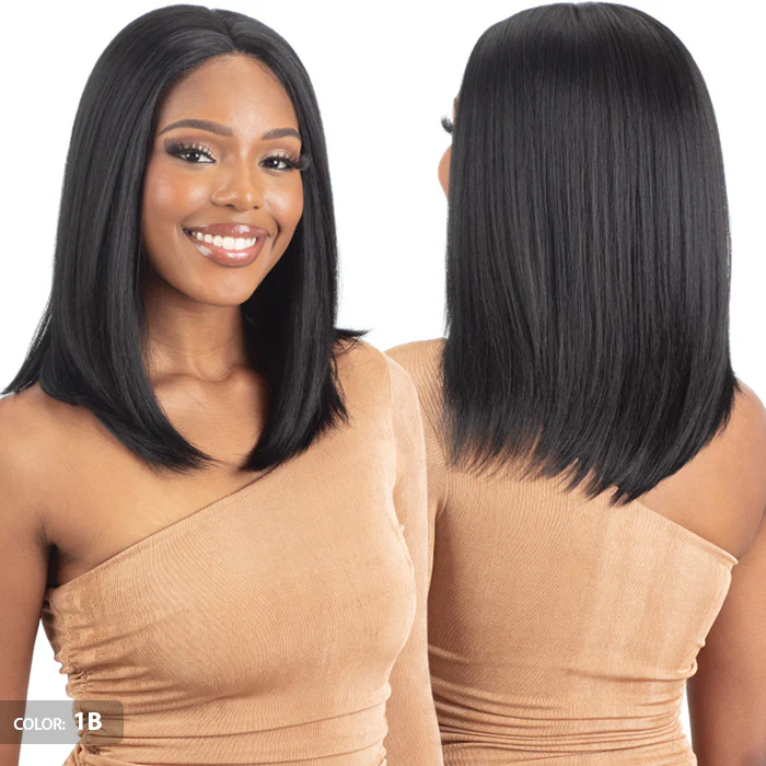 Shake N Go Legacy Human Hair Blend HD deep Parting Lace Front Wig - FAITHFUL - Image 4