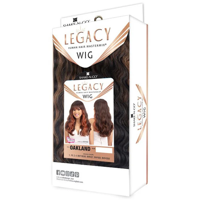 Shake N Go Legacy Human Hair Blend Lace Front Wig - OAKLAND - Image 7