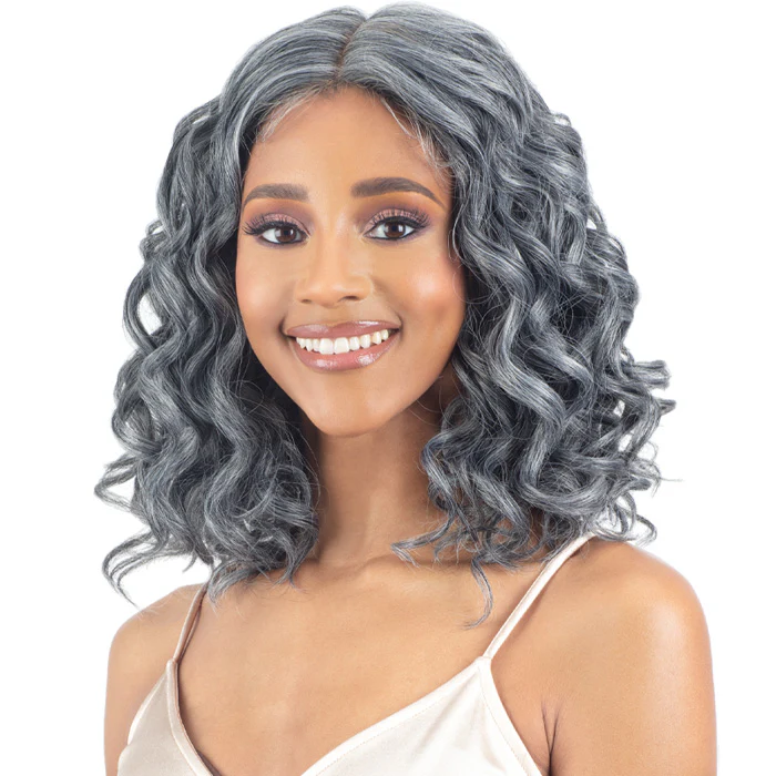 Shake N Go Legacy Human Hair Mastermix HD Deep Lace Parting Front Wig - FLORA - Image 2