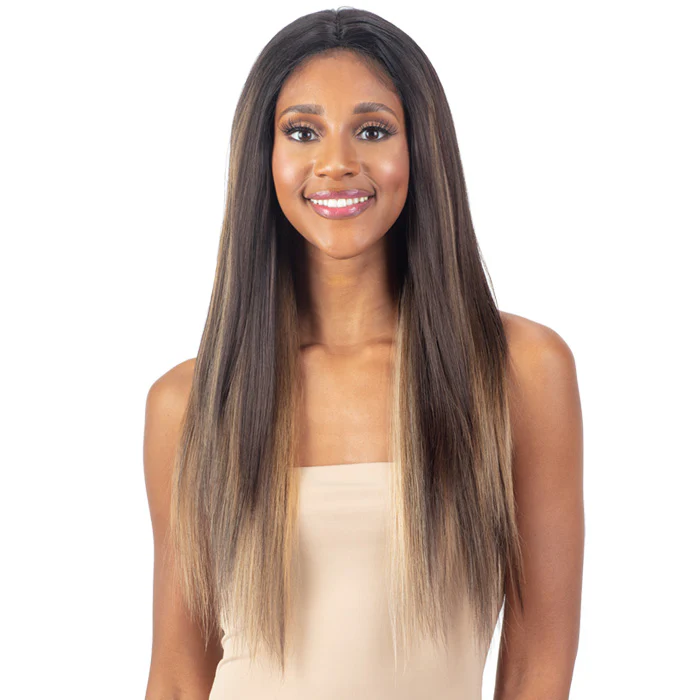 Shake N Go Legacy Human Hair Mastermix HD Deep Parting Lace Front Wig - FINESSE