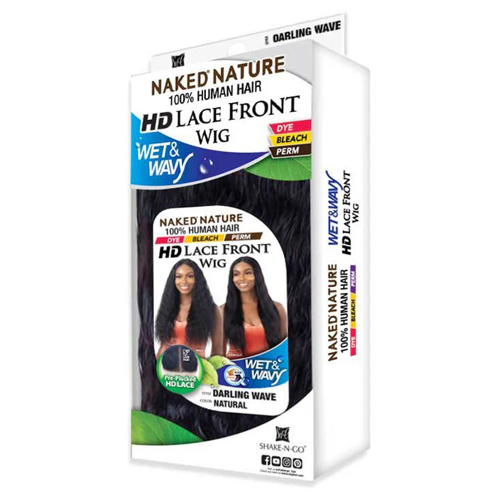 Shake N Go Naked 100% Human Hair HD Lace Front Part Wet & Wavy Wig - DARLING WAVE - Image 3