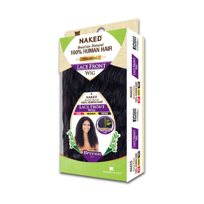 Shake N Go Naked Brazilian Human Hair Lace Front Wig - BREEON - Image 3