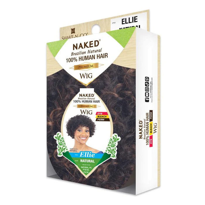 Shake N Go Naked Brazilian Natural 100% Human Hair Premium Wig - ELLIE - Image 4