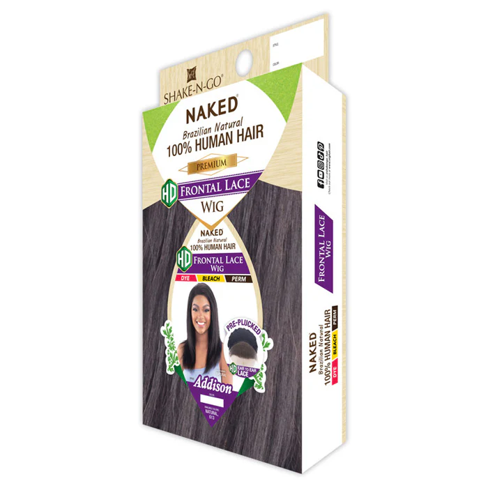 Shake N Go Naked Brazilian Natural 13x3 HD Lace Front Wig - ADDISON - 100% Human Hair - Image 3