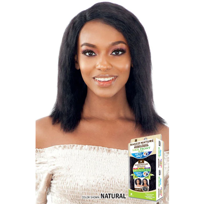 Shake N Go Naked Brazilian Wet & Wavy Human Hair Lace Front Wig - GLOW DEEP - Image 2