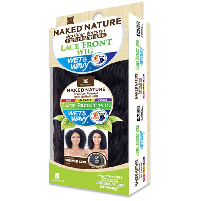 Shake N Go Naked Brazilian Wet & Wavy Human Hair Lace Front Wig - SUMMER CURL - Image 3