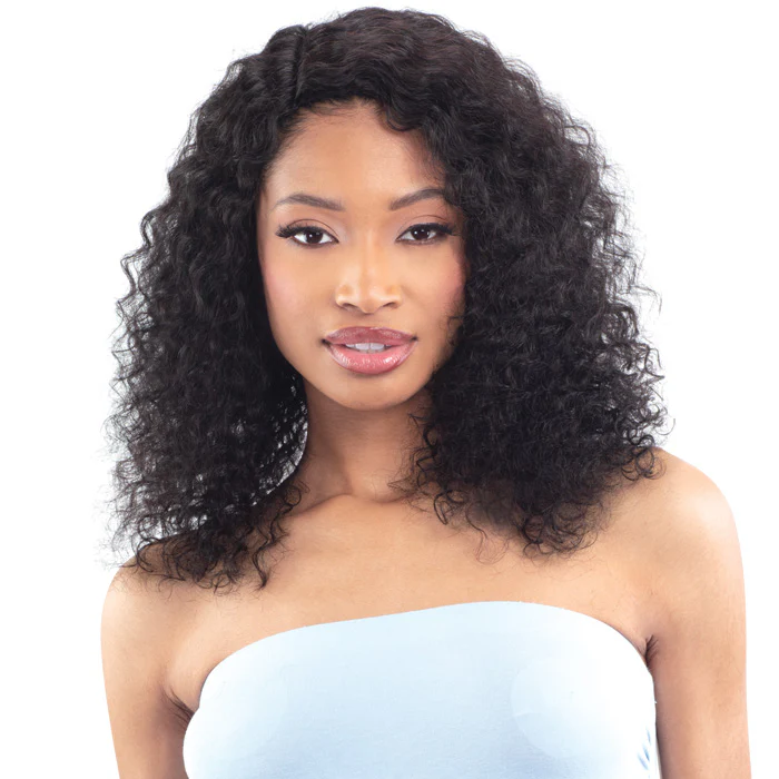 Shake N Go Naked Nature 100% Human Hair Side Lace Part Wig - LILY 20" - Wet & Wavy