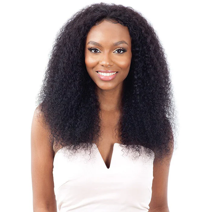 Shake N Go Naked Nature Brazilian 100% Human Hair Lace Frontal Wig - BOHEMIAN CURL - Wet & Wavy