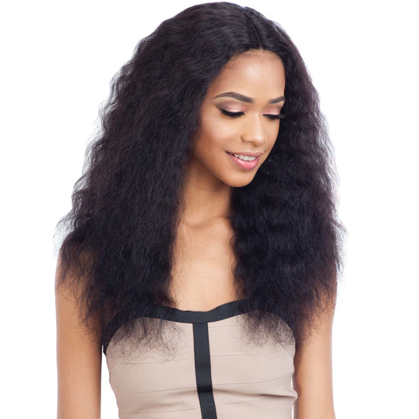 Shake N Go Naked Nature Brazilian Natural 100% Human Hair Wet & Wavy 4" Deep Part Lace Wig - DEEP WAVE - Image 3