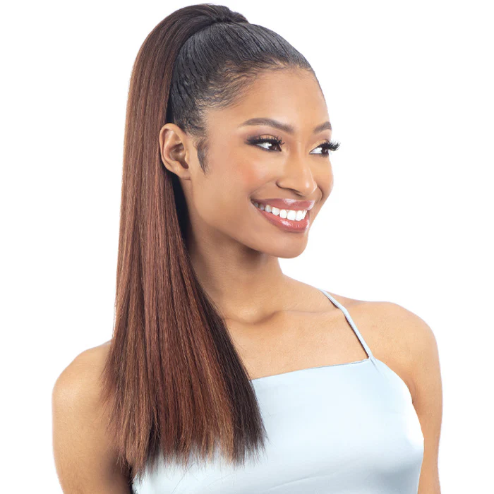 Shake N Go Natural Me Drawstring Ponytail - NATURAL STRAIGHT - Image 3