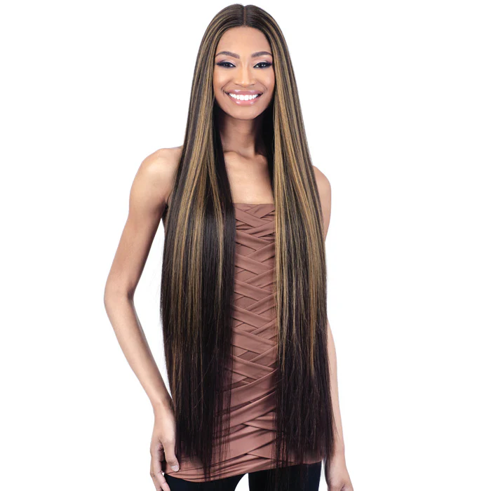 Shake N Go Organique HD 5" Deep Parting Lace Front Wig - LIGHT YAKY STRAIGHT 40"