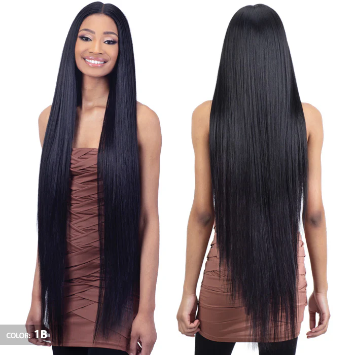 Shake N Go Organique HD 5" Deep Parting Lace Front Wig - LIGHT YAKY STRAIGHT 40" - Image 2