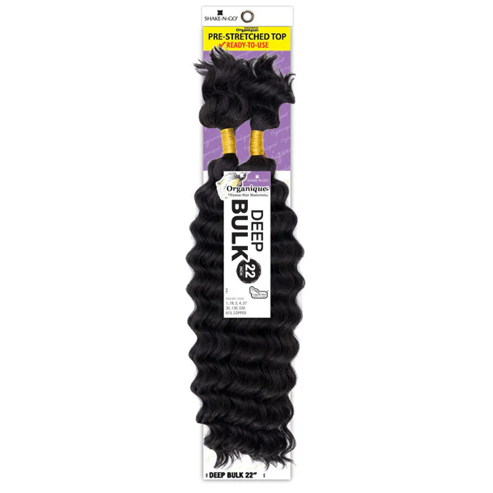 Shake N Go Organique Human Hair Blend Braids - DEEP BULK 18"/22" - Image 4