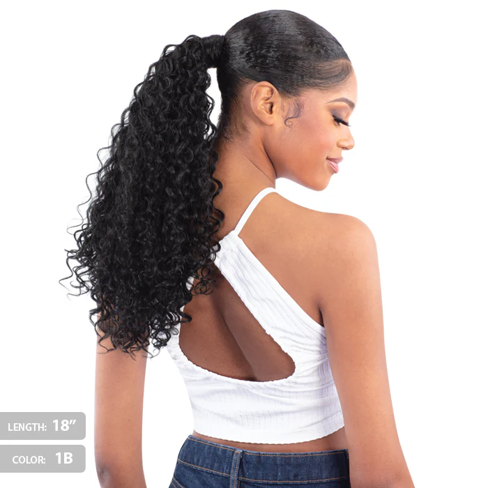 Shake N Go Organique Human Hair Blend Weave - BURMESE CURL 18/24" - Image 3
