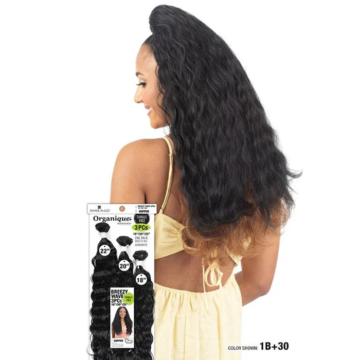 Shake-N-Go Organique MasterMix Weave - BREEZY WAVE 3pcs 14/16/18", 18/20/22" - Image 5