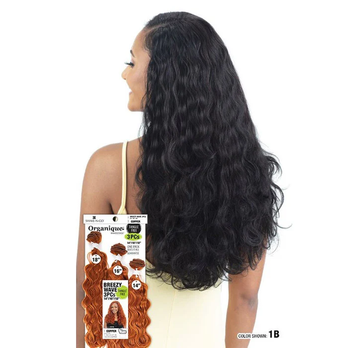 Shake-N-Go Organique MasterMix Weave - BREEZY WAVE 3pcs 14/16/18", 18/20/22" - Image 6