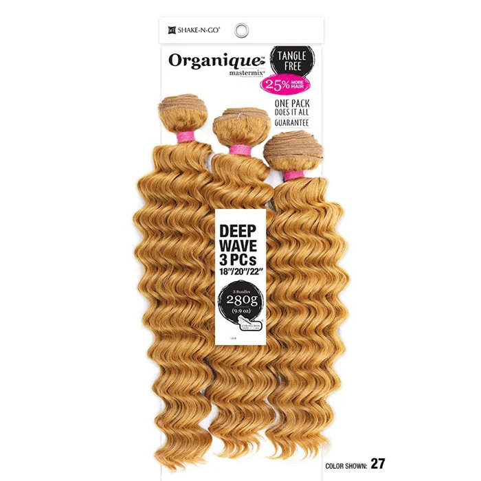 Shake-N-Go Organique Mastermix Weave - DEEP WAVE 3PCS (18/20/22 Inch) - Image 6