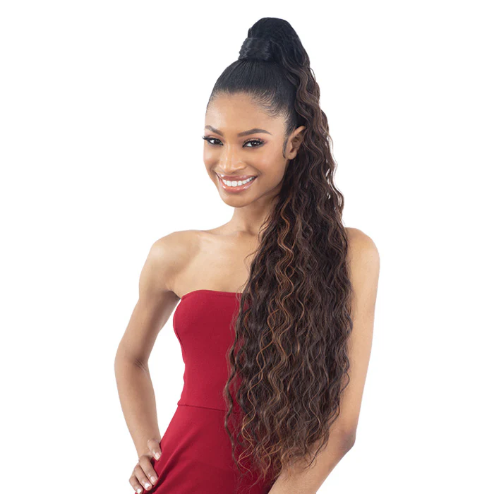 Shake-N-Go Organique Pony Pro Ponytail - CRIMPED 36" - Image 2