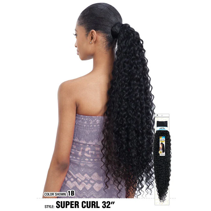 Shake N Go Organique Pony Pro Ponytail - SUPER CURL 24"/32" - Image 3