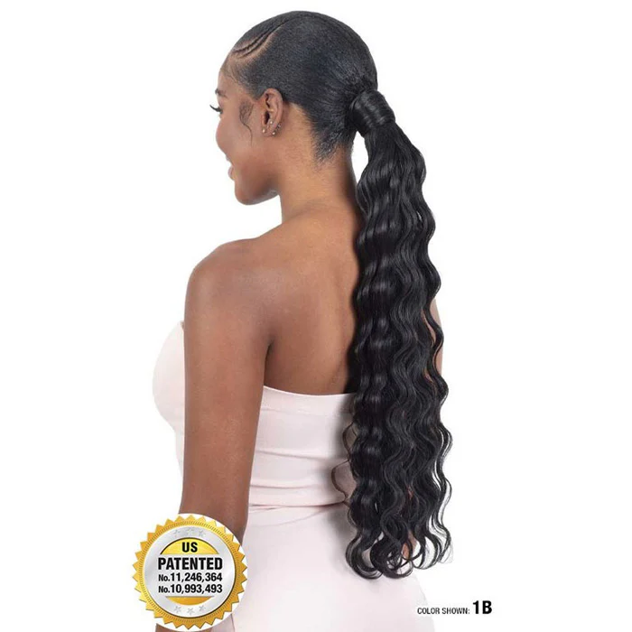 Shake N Go Organique Pony Pro Ponytail - WAVY CRIMP CURL 22" - Image 5