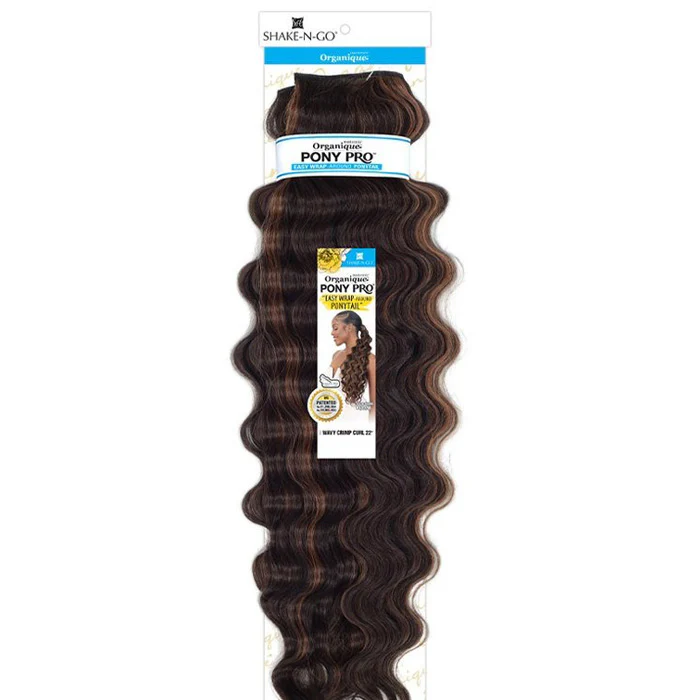 Shake N Go Organique Pony Pro Ponytail - WAVY CRIMP CURL 22" - Image 7