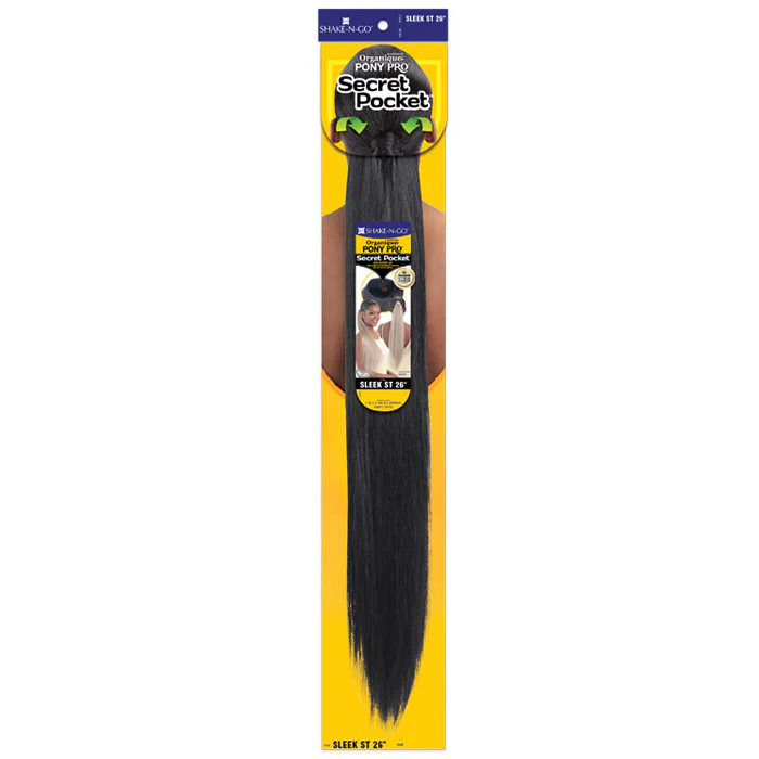 Shake N Go Organique Pony Pro Secret Pocket Ponytail - SLEEK ST 26" - Image 6