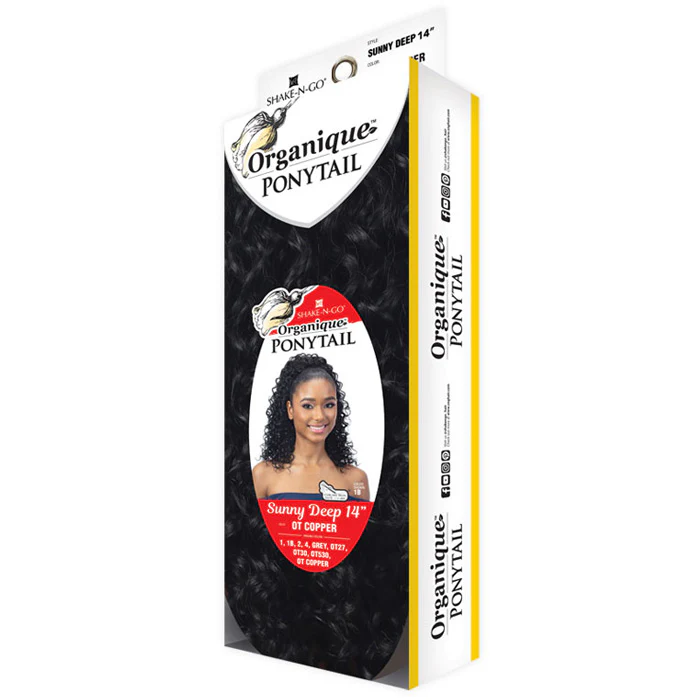 Shake N Go Organique Ponytail - SUNNY DEEP 14" - Image 3