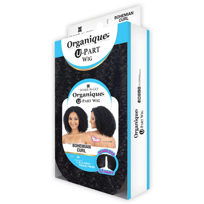 Shake N Go Organique U-Part Wig - BOHEMIAN CURL - Image 3