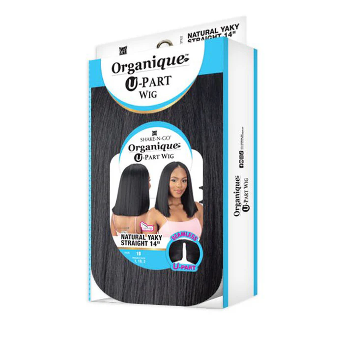Shake-N-Go Organique U-Part Wig - NATURAL YAKY STRAIGHT 14" - Image 3