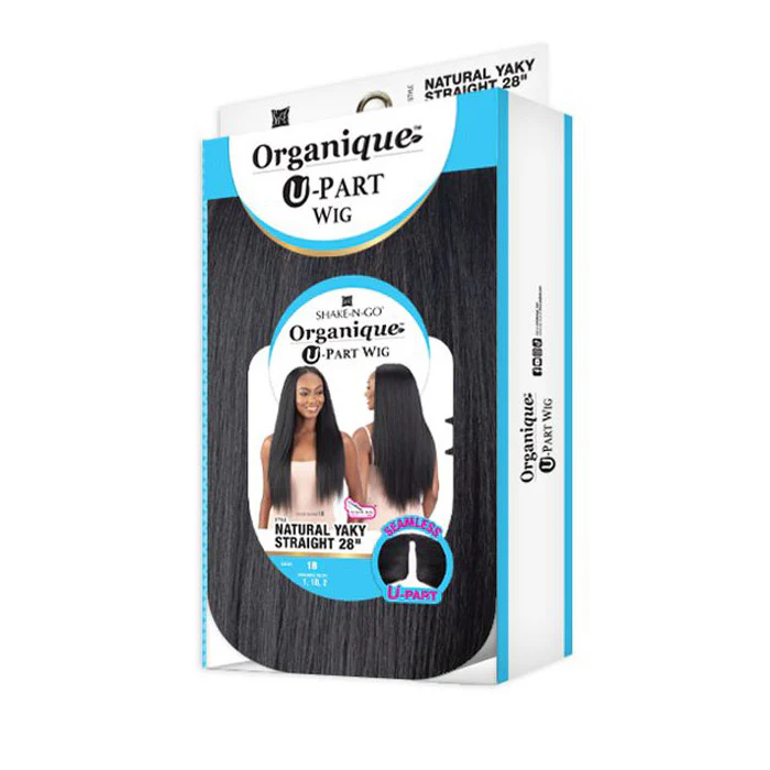 Shake-N-Go Organique U-Part Wig - NATURAL YAKY STRAIGHT 28" - Image 3