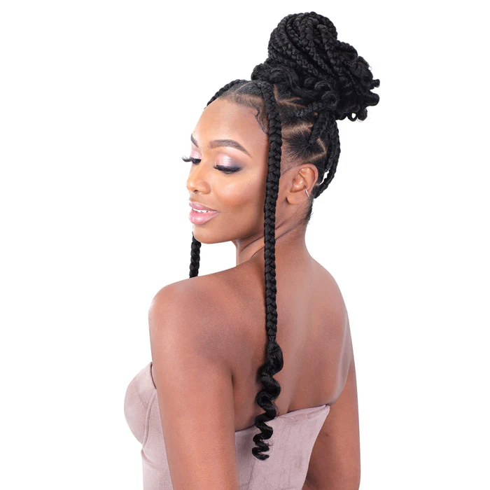 Shake N Go Que 100% Kanekalon 3X Volume Professional Pre Stretched Braid 28" - Image 6
