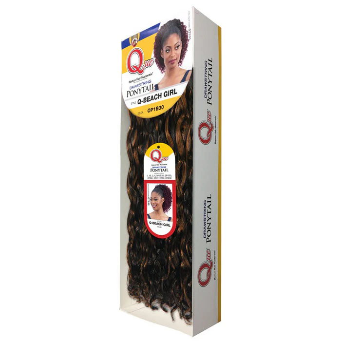 Shake-N-Go Que Human Hair Mastermix Drawstring Ponytail Q-BEACH GIRL - Image 3