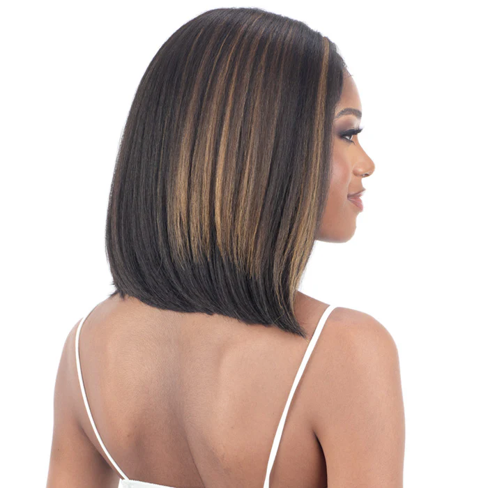 Shake N Go Snatched Glueless HD 5" Deep Lace Parting Wig - SILK PRESSED BOB - Image 5