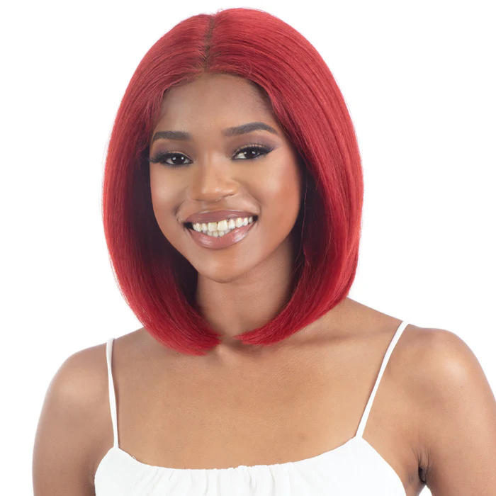 Shake N Go Snatched Glueless HD 5" Deep Lace Parting Wig - SILK PRESSED BOB - Image 7