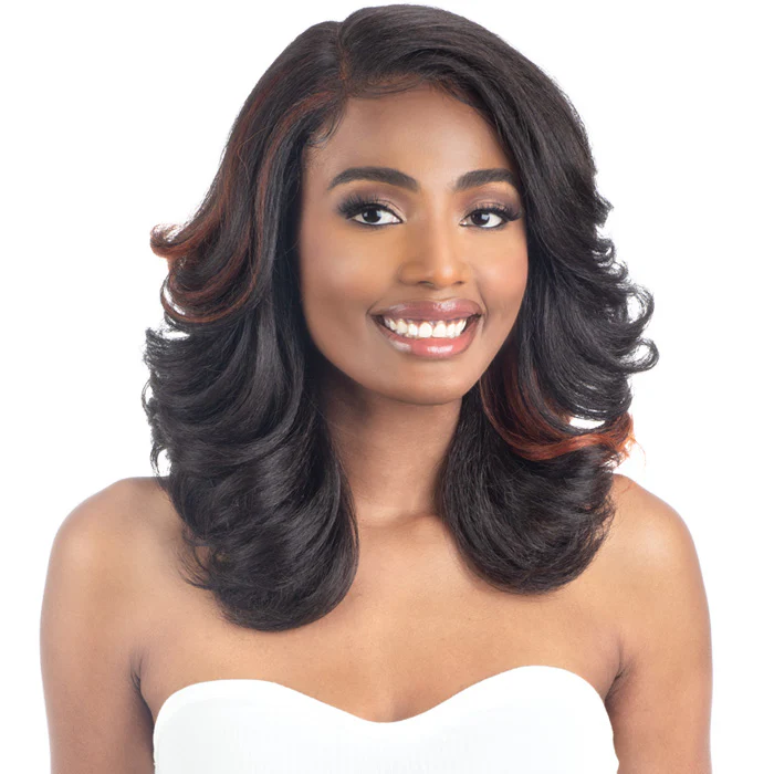 Shake N Go Snatched Glueless HD 5" Deep Parting Lace Wig - ROLLER SET - Image 4