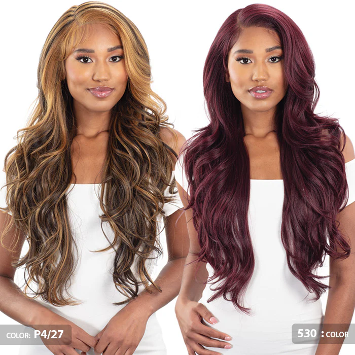 Shake N Go Snatched Glueless HD 5" Deep Parting Lace Wig - SCARLET - Image 2