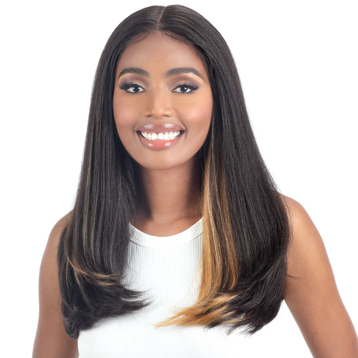 Shake N Go Snatched Glueless HD 5" Deep Parting Lace Wig - SILK PRESSED - Image 4