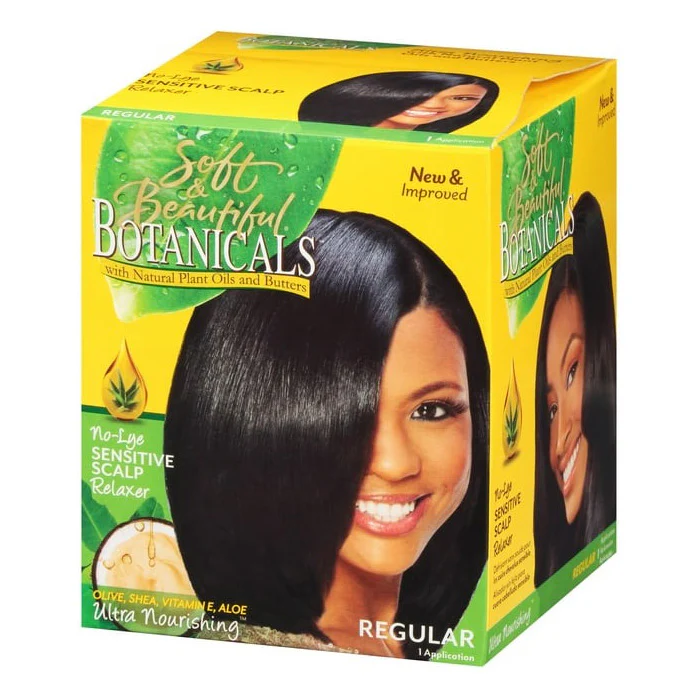 Soft & Beautiful Botanicals NO-LYE RELAXER KIT - Image 2