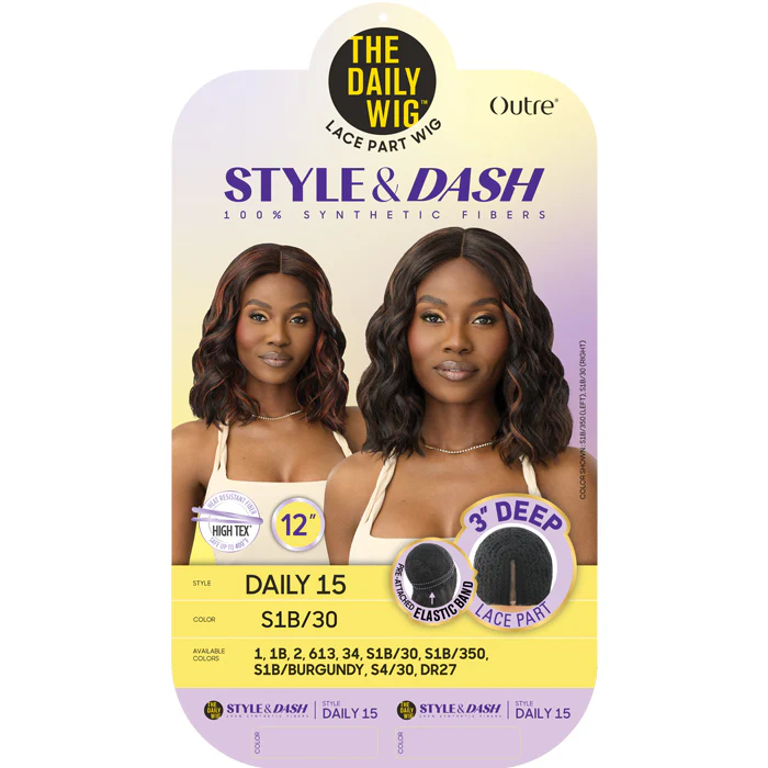 Outre Style And Dash The Daily Wig 3" Deep Lace Part Wig - DAILY 15 - Image 4