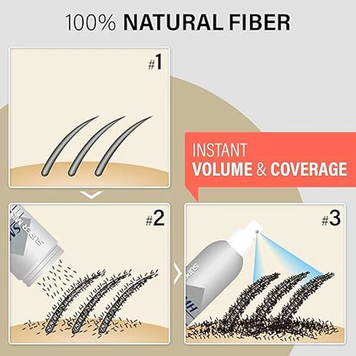 Super Million HAIR ENHANCEMENT FIBERS 0.75 oz - Image 4