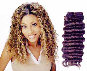 Unique Wiiv Human Hair Weave - DEEP WAVE 8-18" - Image 2