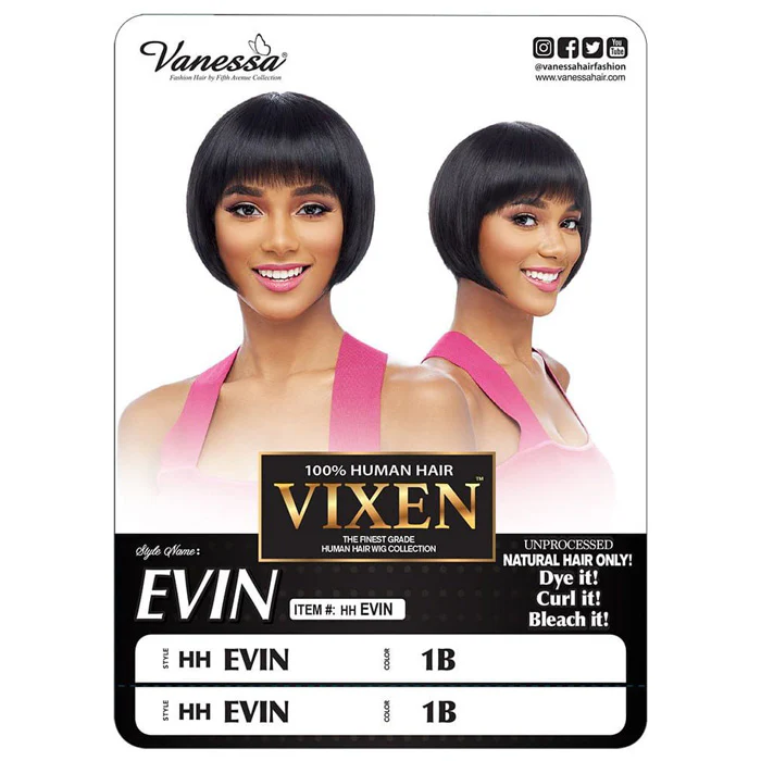 Vanessa 100% Human Hair Vixen Wig - HH EVIN - Image 3