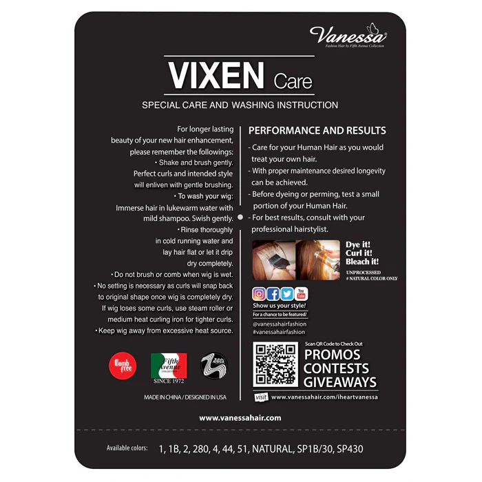 Vanessa 100% Human Hair Vixen Wig - HH LUCCA - Image 6