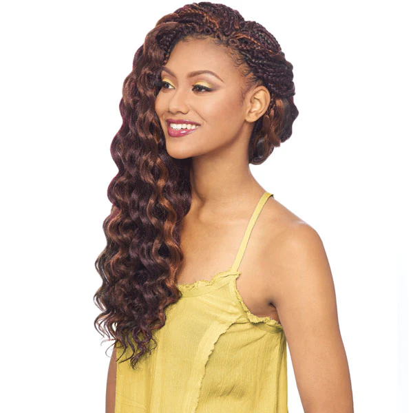 Vanessa 2X African Arts Kalontress Pre-Looped Crochet Braid - BRAIDED BODY 20" - Image 3