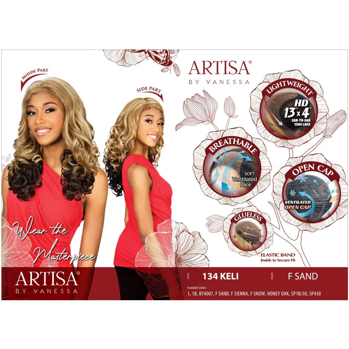 Vanessa Artisa Glueless 13x4 HD Lace Front Wig - 134 KELI - Image 5